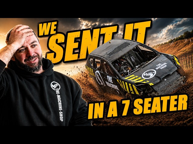 RACING A 7 SEATER ON A MOTORCROSS TRACK