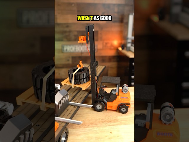 3D Printed RC Forklift Winch #3dprinting #rc