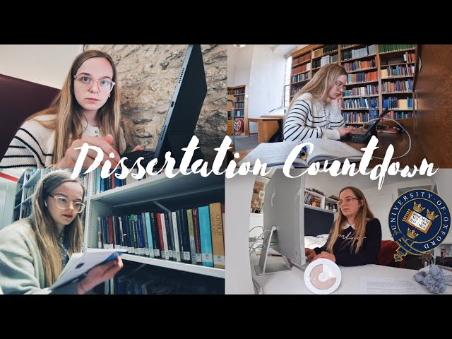 the week before my dissertation (spoiler: I’m stressed)