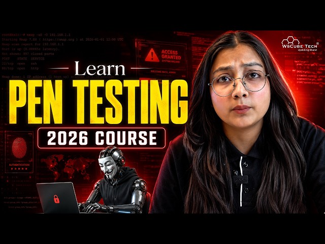 Learn Penetration Testing from Scratch in 2026 (Full Course + Internship)