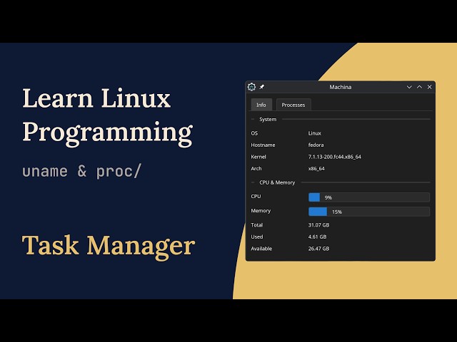Learning Linux System Programming by Building a Task Manager
