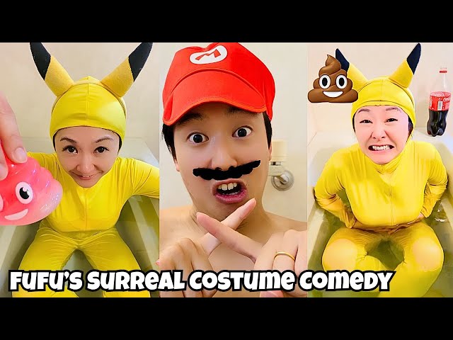 Surreal Ziki & Zaki Costume Horror Comedy | Fufu/ふうふ Bizarre Sketch Compilation 2024 Part10
