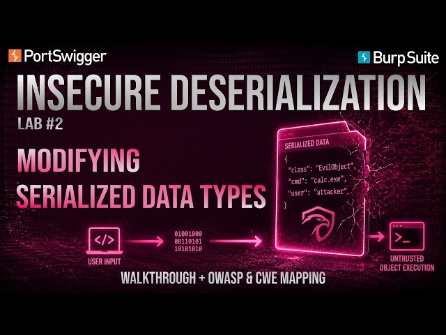 Modifying Serialized Data Types | Insecure Deserialization Lab #2 | [PortSwigger] [2026]
