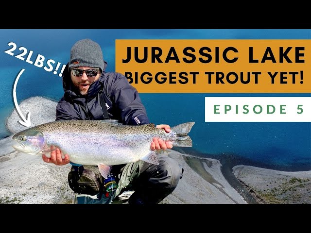 22 Pound Rainbow Trout on a Fly (Jurassic Lake Episode 5)