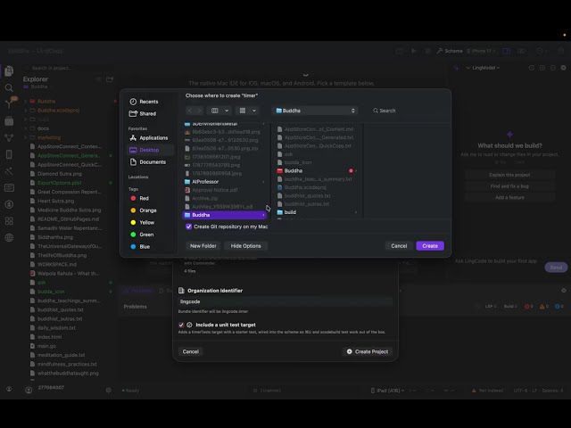 Build your first iOS App with lingcode
