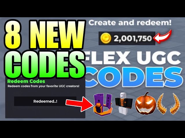 *NEW CODES* ALL WORKING CODES FOR FLEX UGC IN OCTOBER 2026 - ROBLOX FLEX UGC CODES 2026