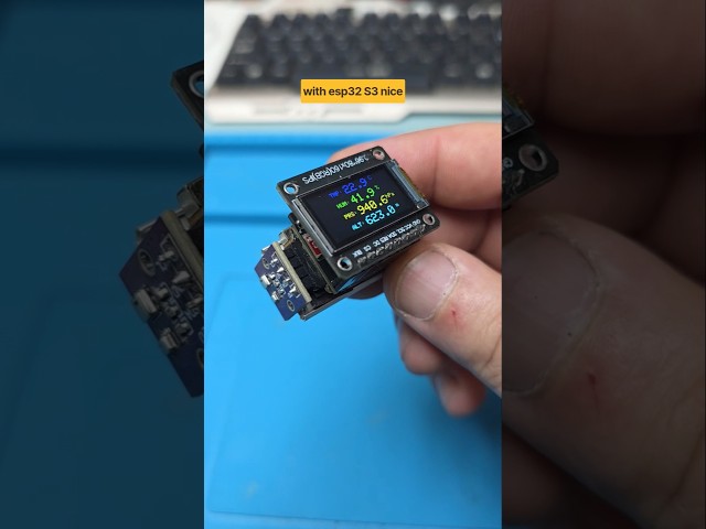 ESP32-S3 wifi weather station! #esp32 #arduino #esp32s3