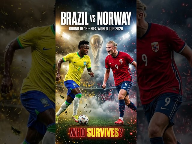 Brazil vs Norway ⚽ Round of 16 | FIFA World Cup 2026 | Epic Match Preview #football #worldcup