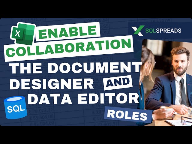 The Document Designer and Data Editor roles
