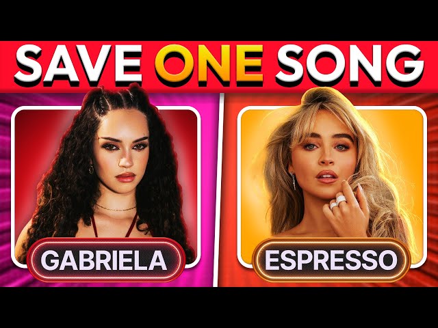 SAVE ONE SONG - MOST POPULAR TOP HITS 🎵 MUSIC QUIZ 2025