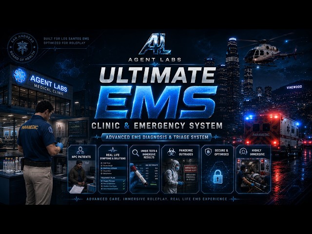 [QBCore] Fivem Script - Advanced EMS Clinic & Triage - Most Realistic Hardcore diagnostic