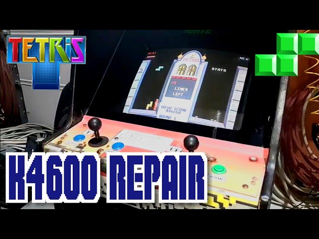 Tetris Arcade Game Repair: WG K4600 Missing a Color (FIXED!)