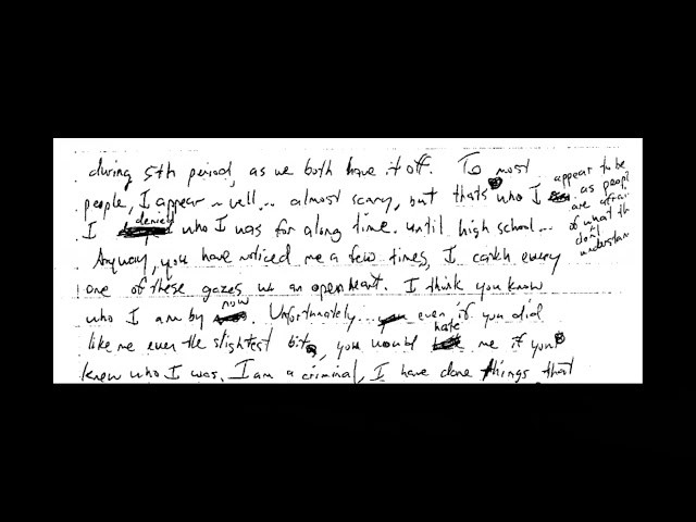 CVA- Dylan Klebold's Journal 1998