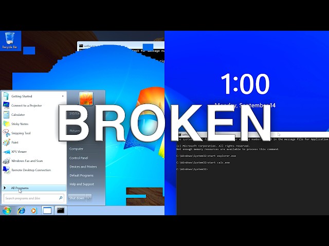What if you Log in as SYSTEM on EVERY Windows Version?