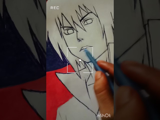 ✨ Wait for the Final Look! 🔥🎨 Anime Drawing in Progress ✍️😍 How Did This anime #shortvideo