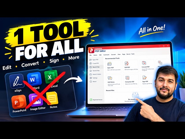 How to Edit, Convert, and Sign Any PDF Offline on Windows | Systweak PDF Editor