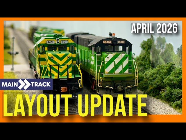Train Layout Update & Giveaway | April 2026
