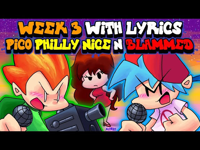 Pico, Philly Nice & Blammed WITH LYRICS By RecD - Friday Night Funkin' THE MUSICAL (Lyrical Cover)