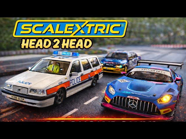 “Scalextric Battle: Volvo vs Mercedes vs Ford (INSANE Results!)”