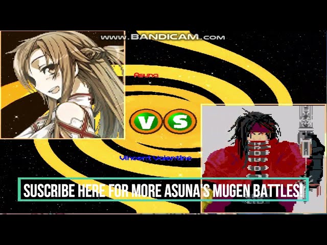 MG026 MUGEN - Asuna #21 vs. Vincent Valentine (Artistropeadope)