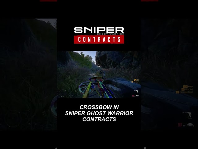 Crossbow in Sniper Ghost Warrior Contracts #shorts