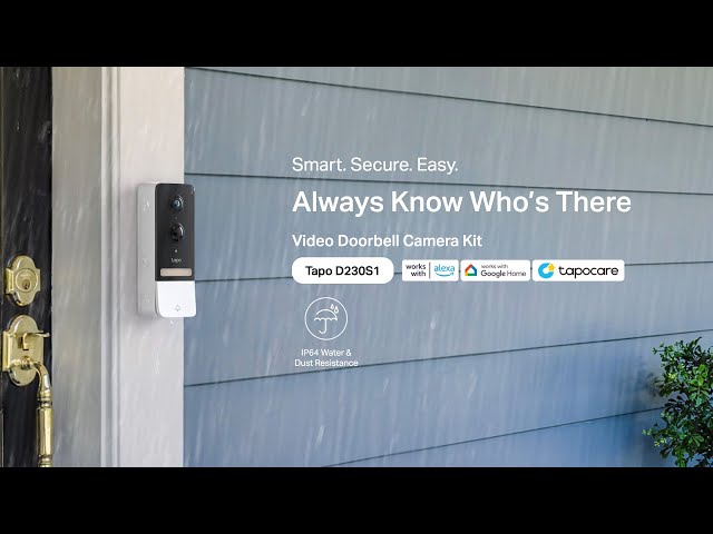 Introducing Tapo D230S1 Doorbell Camera 2K