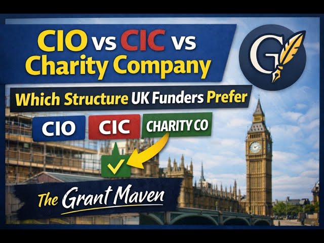 CIO vs CIC vs Charity Company: Which Structure UK Funders Prefer