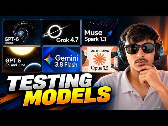 Best AI? GPT-6 vs Claude vs Grok vs Gemini vs Muse Spark | LIVE | Testing Models #1