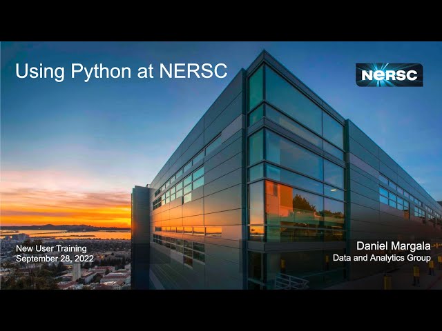 11 - Python at NERSC