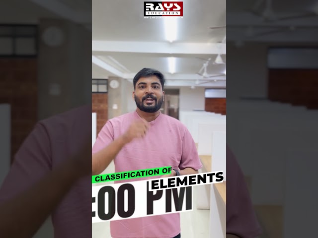 PLUS ONE Chemistry Super LIVE 😍 Classification & Periodicity Explained!