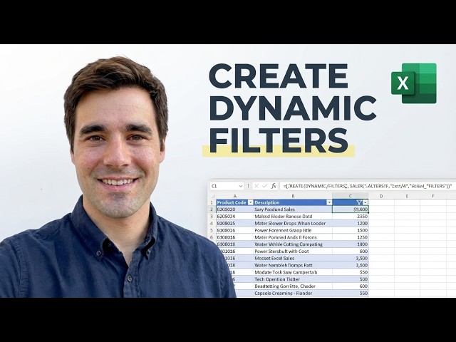 Use Excel Filter Function For Dynamic Filters [Quick Guide]