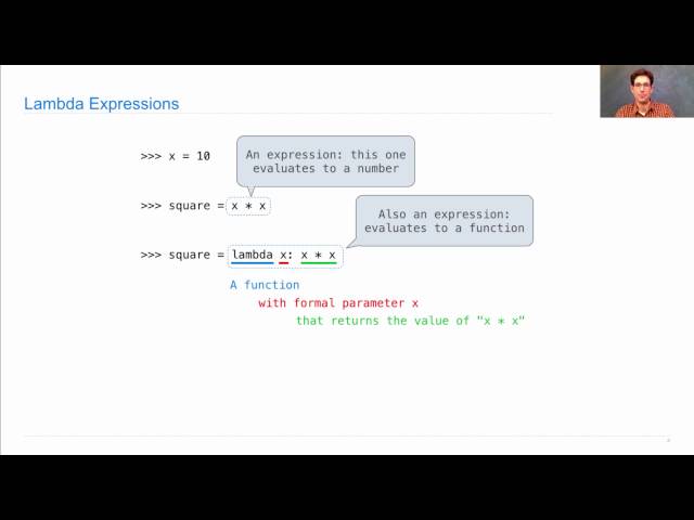 Lambda Expressions