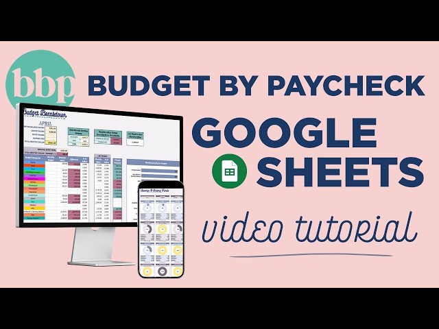 Budget By Paycheck Google Sheet Tutorial