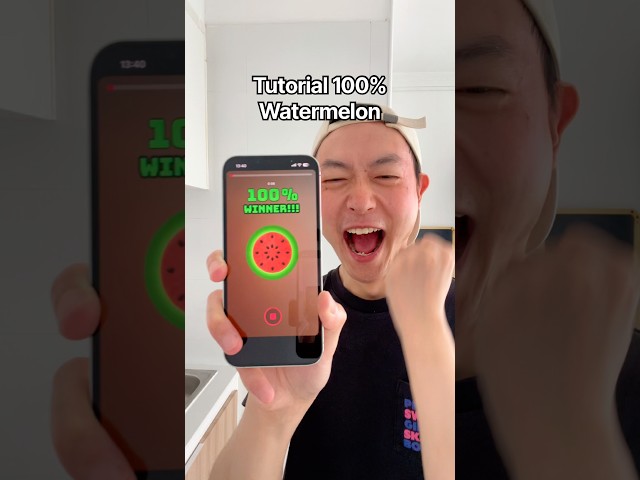 Tutorial 100% Watermelon 🍉😎👉 #funny #shorts #fyp #trending #viral