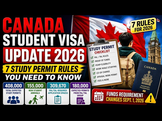Canada Student Visa Update 2026: 7 Study Permit Rules You Need to Know