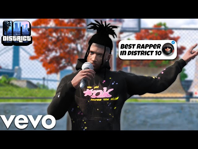 I Recorded My First Song In District 10 GTA RP!