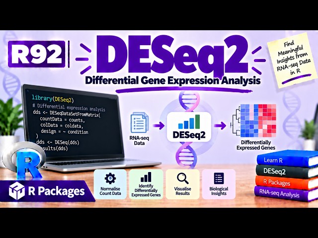 R92 | DESeq2 — Differential Gene Expression Analysis | R Packages | Uplatz
