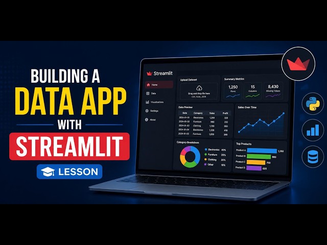Building a data app with Streamlit lesson