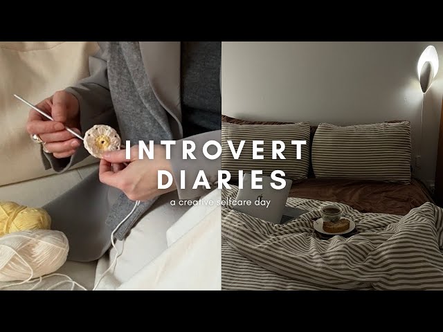 vlog | introvert diaries: a creative solo day at home