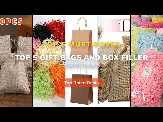 Top 5 Best Top 5 Gift Bags And Box Filler Supplies (Must Have!) - 100g Colorful Raffia Shredded Pape