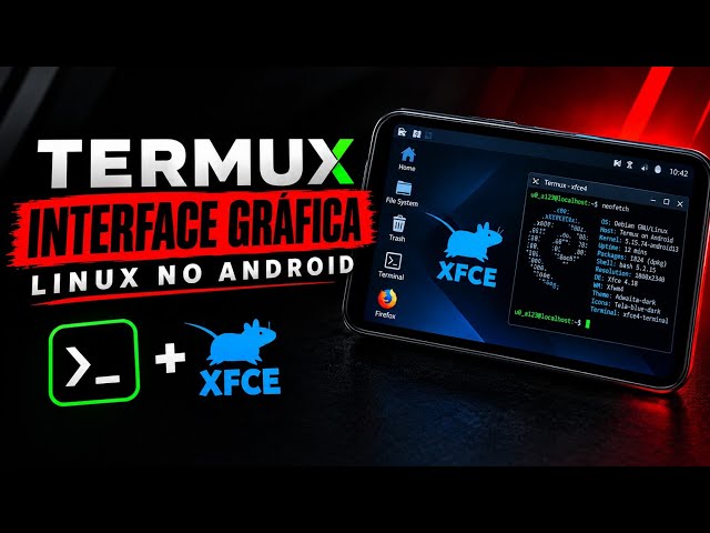 FULL LINUX ON ANDROID! How to Install a Graphical Interface in Termux