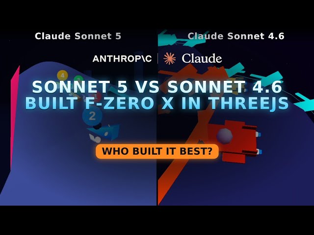 Claude Sonnet 5 and 4.6 trying to create a ThreeJS F-Zero X clone (and failing...)