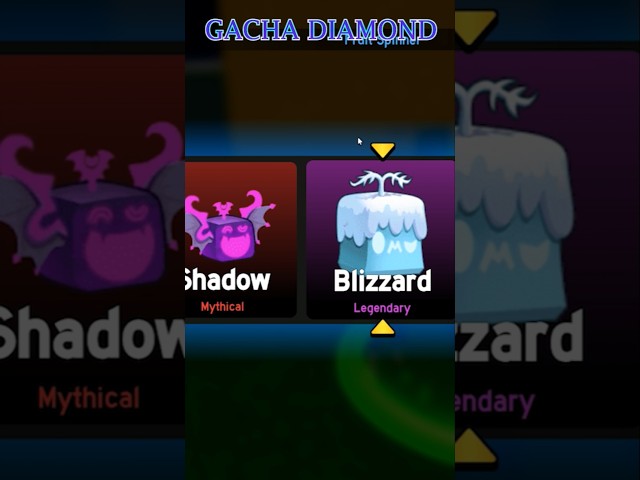 Gacha luck in Blox fruit #roblox #gaming