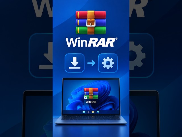 Download and Install WinRAR for Free on Windows PC 🔥 Compress and Extract Files ✅ #yt #viral