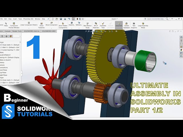 Ultimate SolidWorks Assembly tutorial for Beginners - Part 1