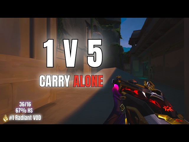How I'm Able To 1v5 With My Mechanics | 36 Kills Radiant #1 Reyna VOD + Thought Process