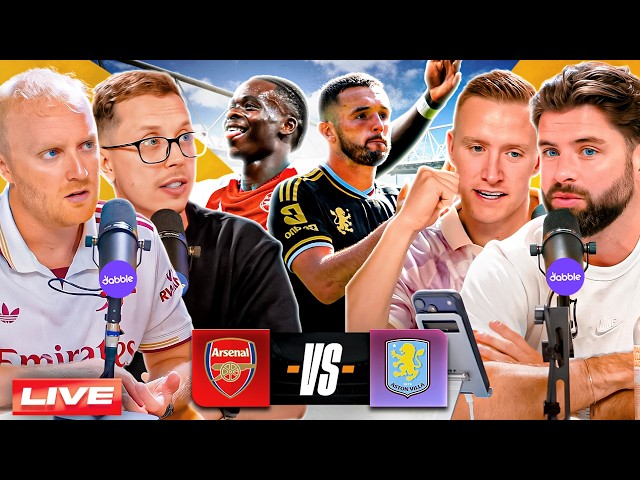 Arsenal v Aston Villa I Pitch Side Live