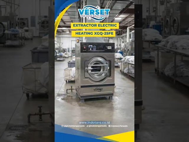 DELIVERY VERSET AUTOMATIC WASHER EXTRACTOR ELECTRIC HEATING XGQ-25FE UNTUK RUMAH SAKIT INTAN HUSADA