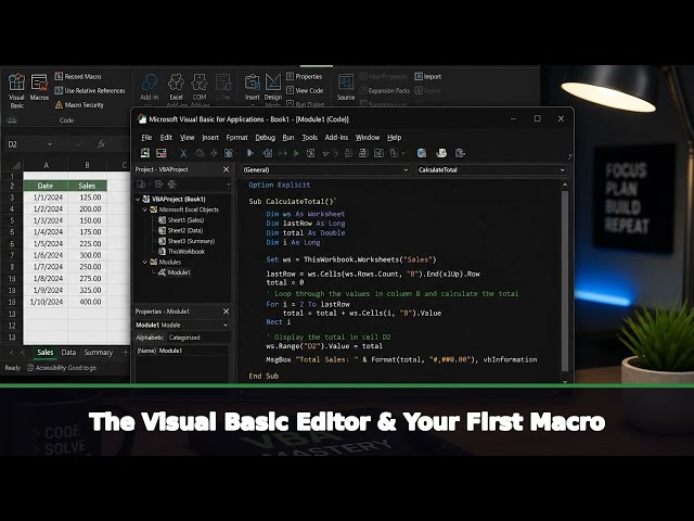 Complete VBA Tutorial in Excel: From Beginner to Advanced (Step by Step)
