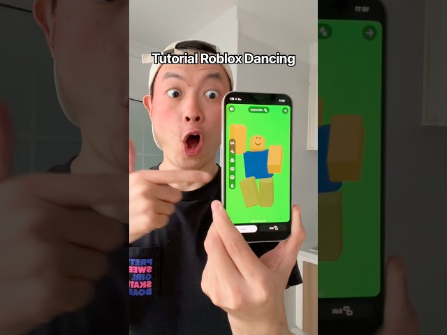 Tutorial Roblox Dancing 🆒👀👉 #funny #shorts #fyp #trending #viral